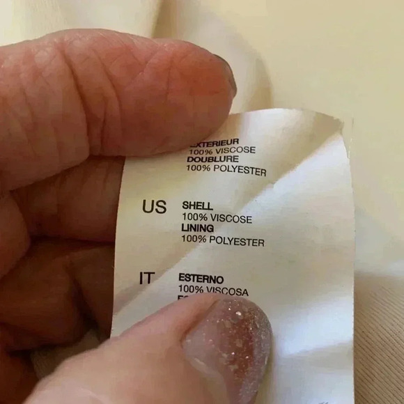 Jennyfer Lined Light Airy Summer Skirt w Wide Elasticized Waistband - Picture 8 of 9